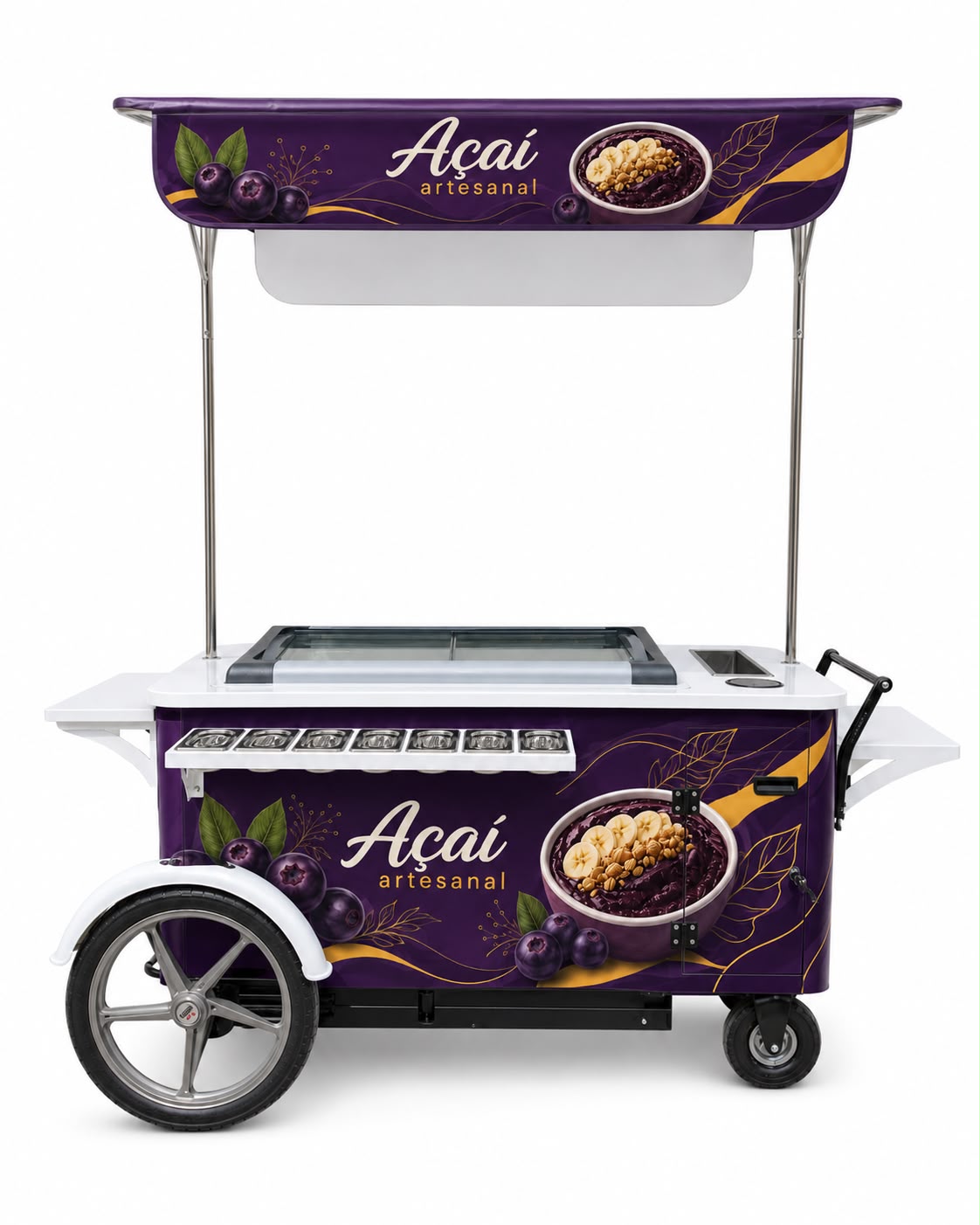 Carrinho grande para Açaí